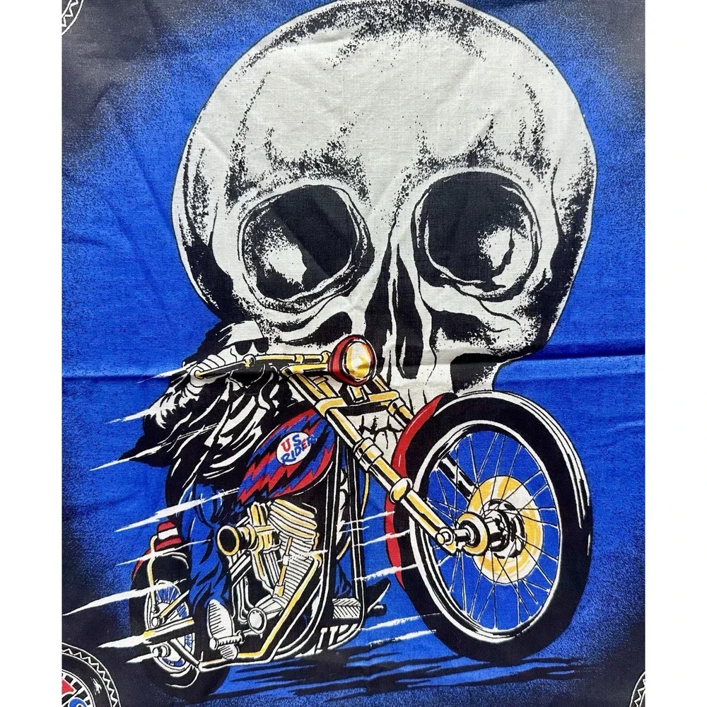 Vintage Harley-Davidson US Rider bandanna 21x20‎ Inches